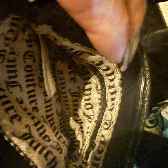 Juicy Couture Embossed Black Mini Bag - Picture 2 of 4